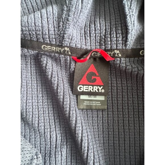 GERRY Men's Gray Blue Long Sleeve Hoodie Size Medium - Picture 4 of 7